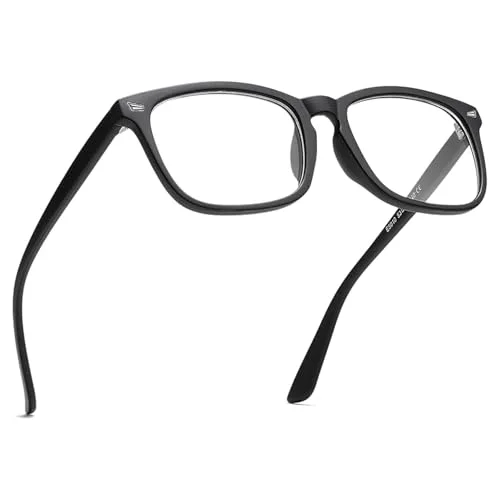 Eyeglasses Frames for Men Matte Black Frames Square 52 21 138 by Charles Delon