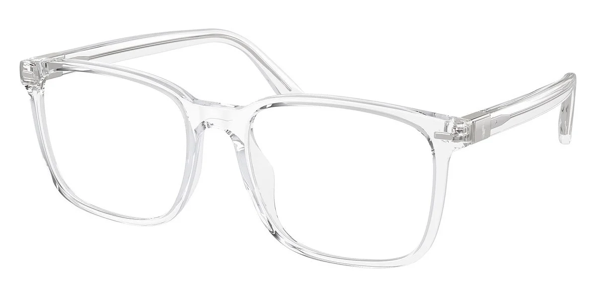 New Polo Ralph Lauren Men Square Eyeglasses PH2271U 5002 Shiny Crystal 53mm