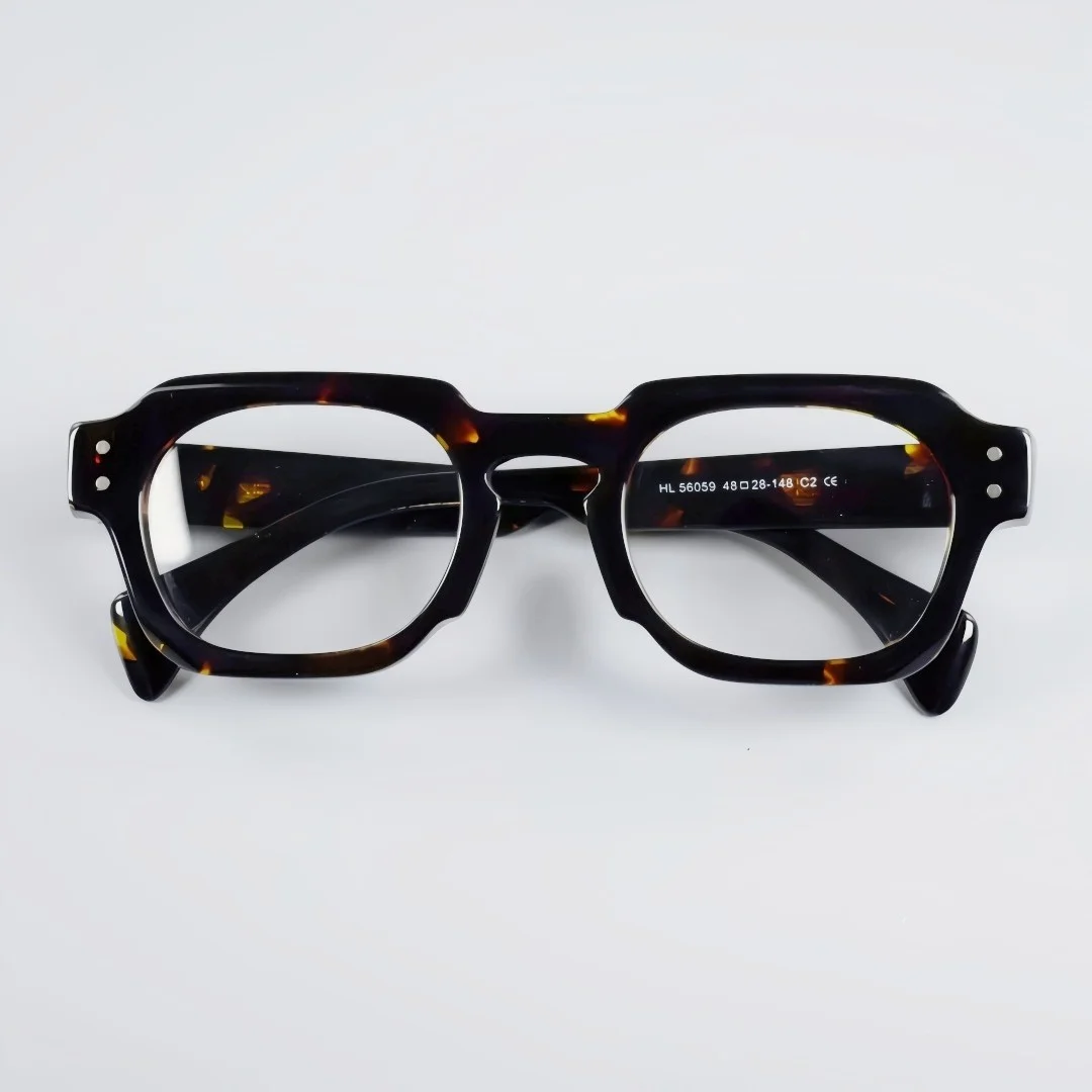 Nike Eyeglasses Frames 7124 420 Blue Square Full Rim White Swoosh Logo 50-19-145 4