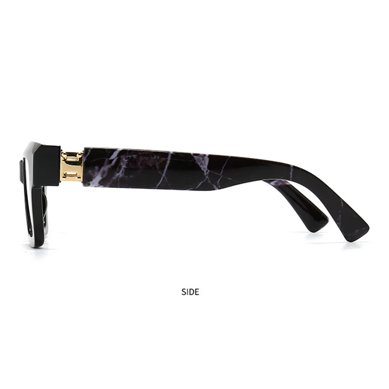 Square Anti Blue Light Eyeglasses For Men Women Thick Frames Glasses Frames New 2